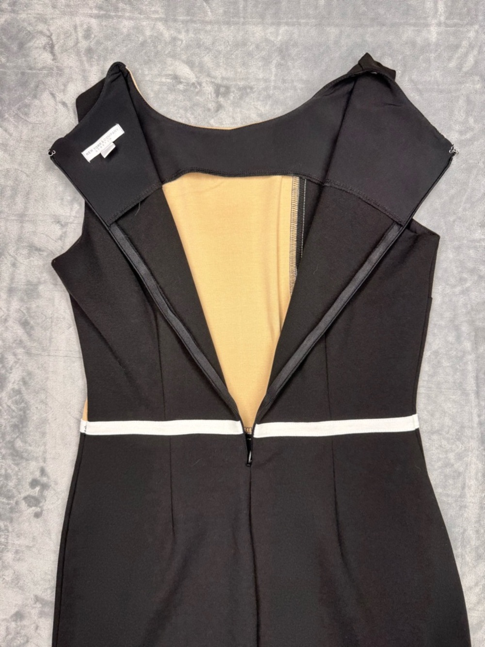 New‎ York & Company Black and Tan Dress - Picture 6 of 9